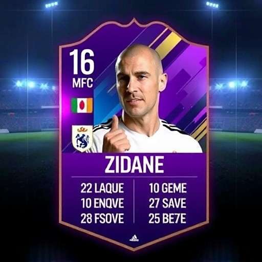 Zidane - FIFA Mobile Legendary Player Zinedine Zidane legendary player card